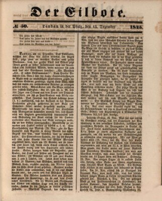 Der Eilbote Samstag 13. Dezember 1845