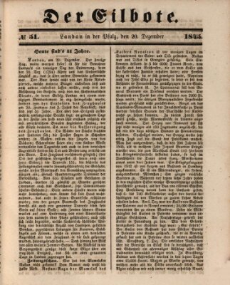 Der Eilbote Samstag 20. Dezember 1845