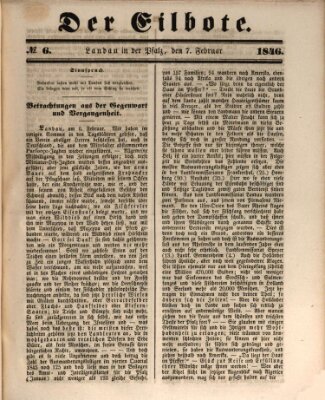 Der Eilbote Samstag 7. Februar 1846