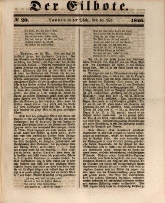 Der Eilbote Samstag 16. Mai 1846