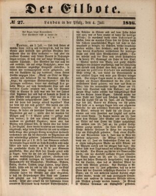 Der Eilbote Samstag 4. Juli 1846