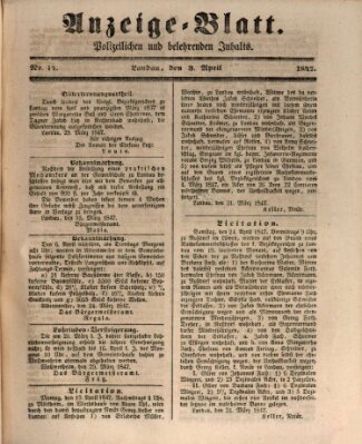 Der Eilbote Samstag 3. April 1847