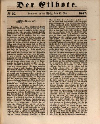 Der Eilbote Samstag 15. Mai 1847