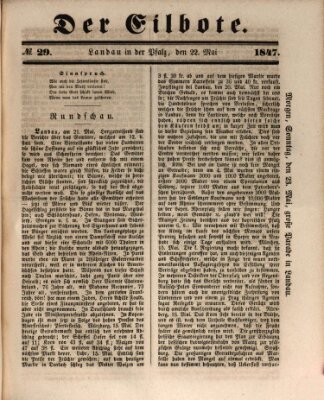 Der Eilbote Samstag 22. Mai 1847