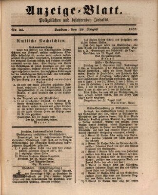 Der Eilbote Samstag 28. August 1847