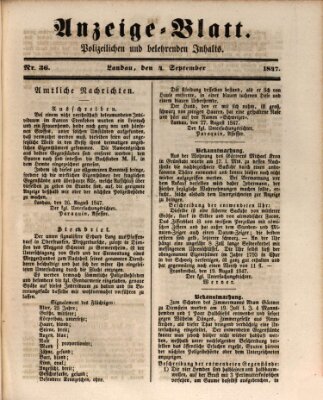 Der Eilbote Samstag 4. September 1847