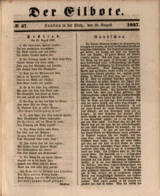 Der Eilbote Samstag 28. August 1847