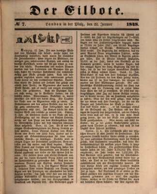 Der Eilbote Samstag 22. Januar 1848