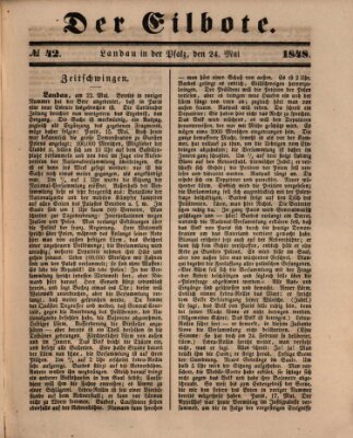 Der Eilbote Mittwoch 24. Mai 1848