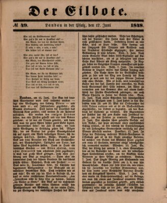 Der Eilbote Samstag 17. Juni 1848