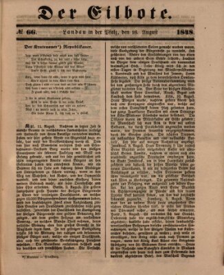 Der Eilbote Mittwoch 16. August 1848