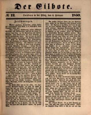 Der Eilbote Samstag 9. Februar 1850