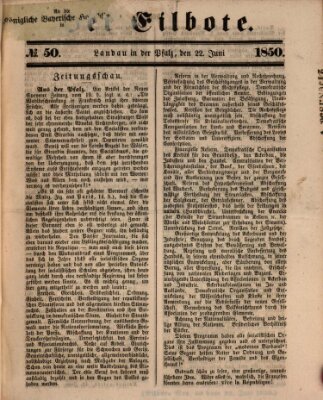 Der Eilbote Samstag 22. Juni 1850