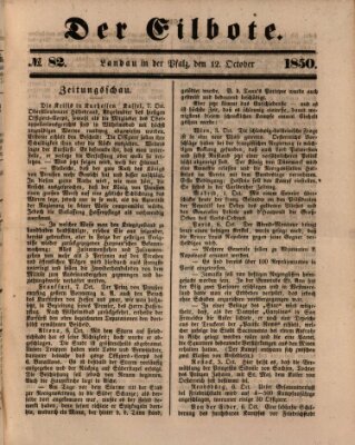 Der Eilbote Samstag 12. Oktober 1850