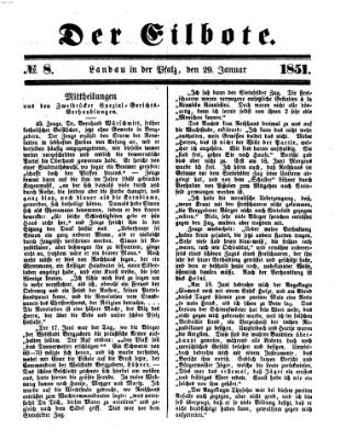 Der Eilbote Mittwoch 29. Januar 1851