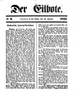 Der Eilbote Samstag 22. Januar 1853