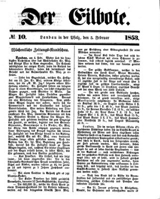 Der Eilbote Samstag 5. Februar 1853