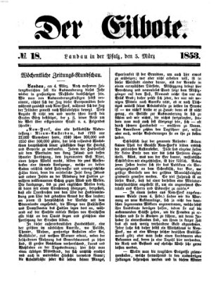 Der Eilbote Samstag 5. März 1853