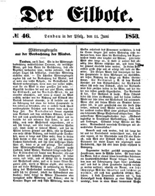 Der Eilbote Samstag 11. Juni 1853