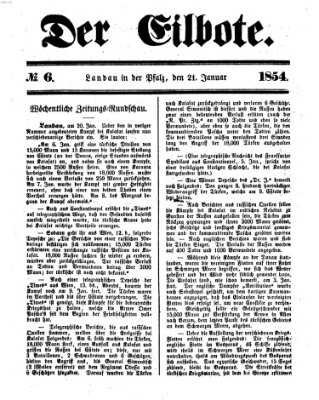 Der Eilbote Samstag 21. Januar 1854