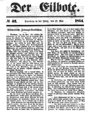 Der Eilbote Samstag 27. Mai 1854