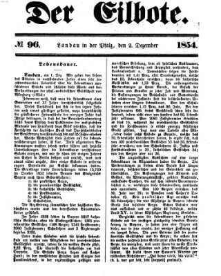 Der Eilbote Samstag 2. Dezember 1854