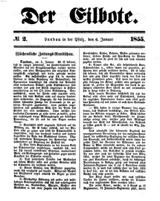 Der Eilbote Samstag 6. Januar 1855