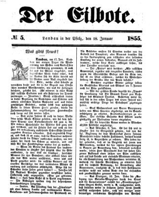 Der Eilbote Donnerstag 18. Januar 1855