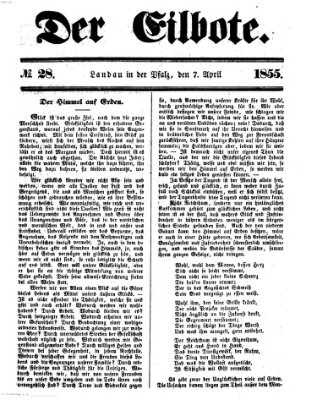 Der Eilbote Samstag 7. April 1855