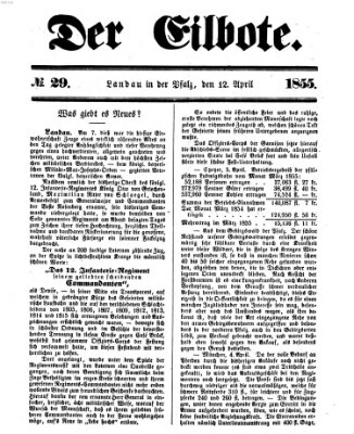 Der Eilbote Donnerstag 12. April 1855