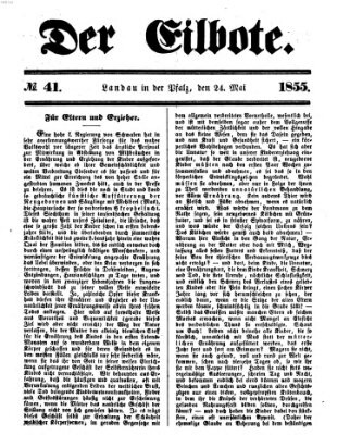 Der Eilbote Donnerstag 24. Mai 1855