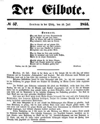 Der Eilbote Donnerstag 19. Juli 1855