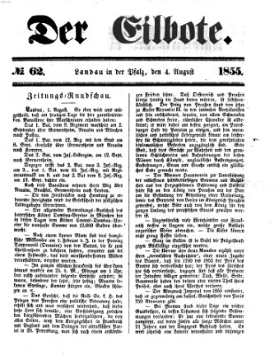 Der Eilbote Samstag 4. August 1855