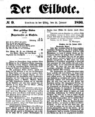 Der Eilbote Donnerstag 31. Januar 1856