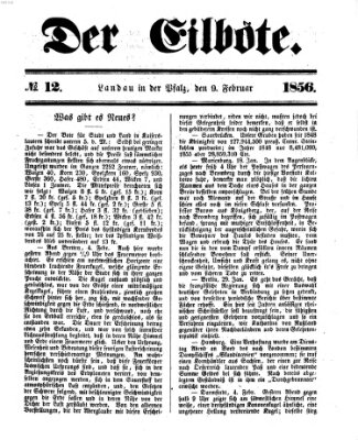 Der Eilbote Samstag 9. Februar 1856