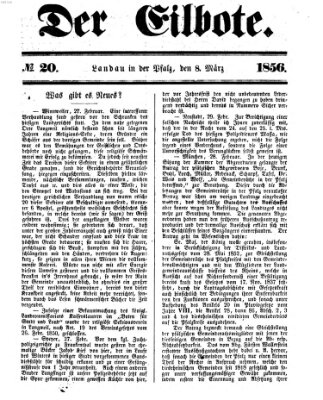 Der Eilbote Samstag 8. März 1856