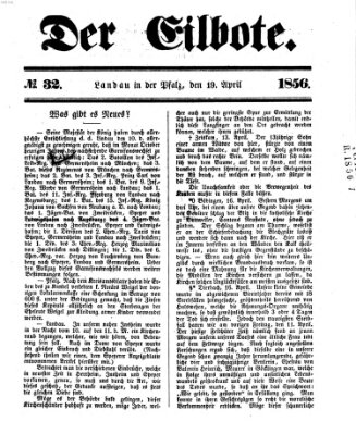 Der Eilbote Samstag 19. April 1856