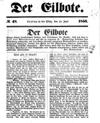 Der Eilbote Samstag 14. Juni 1856