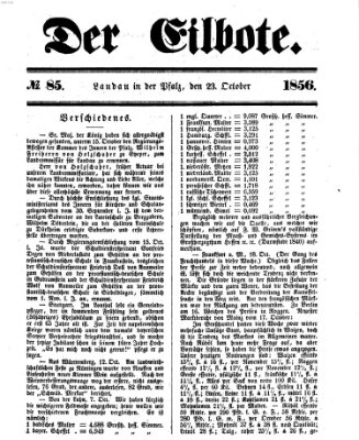 Der Eilbote Donnerstag 23. Oktober 1856