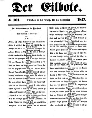 Der Eilbote Donnerstag 24. Dezember 1857