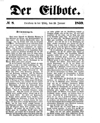 Der Eilbote Samstag 29. Januar 1859