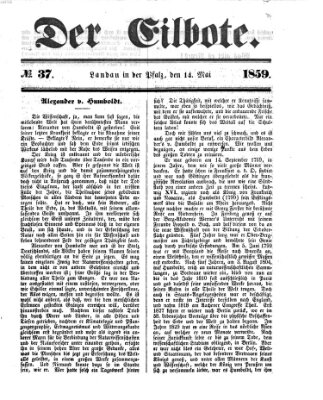 Der Eilbote Samstag 14. Mai 1859