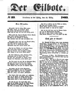 Der Eilbote Samstag 10. März 1860