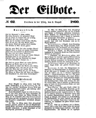 Der Eilbote Donnerstag 9. August 1860