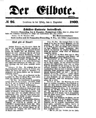 Der Eilbote Samstag 1. Dezember 1860