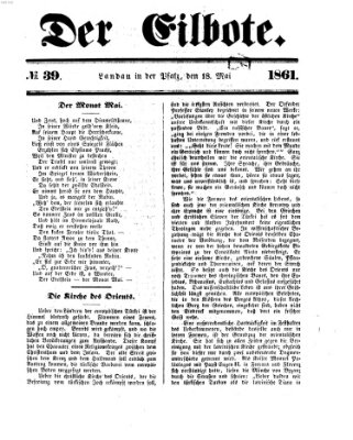 Der Eilbote Samstag 18. Mai 1861