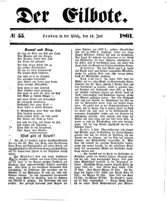 Der Eilbote Samstag 13. Juli 1861