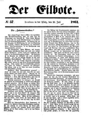 Der Eilbote Samstag 20. Juli 1861