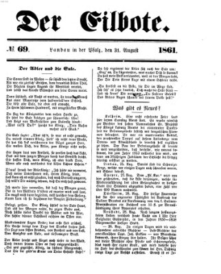 Der Eilbote Samstag 31. August 1861