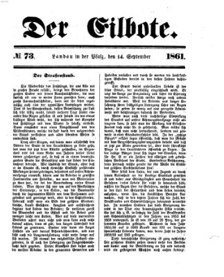 Der Eilbote Samstag 14. September 1861